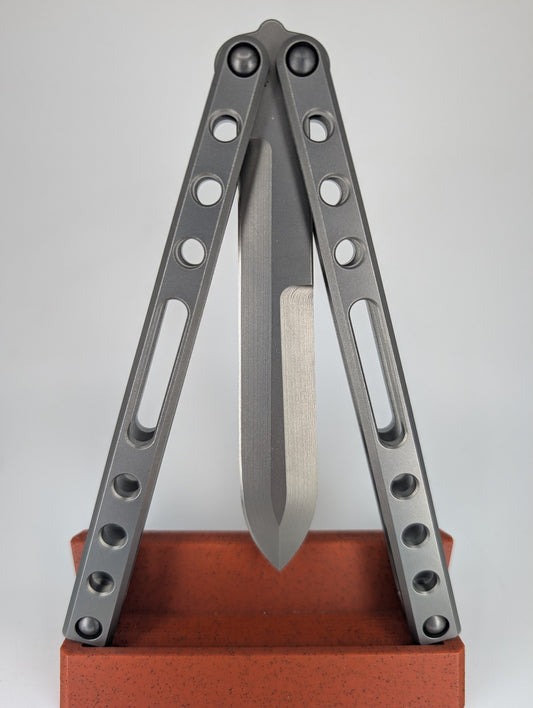 935 Designs "Maxis" Titanium Live Blade Balisong #42
