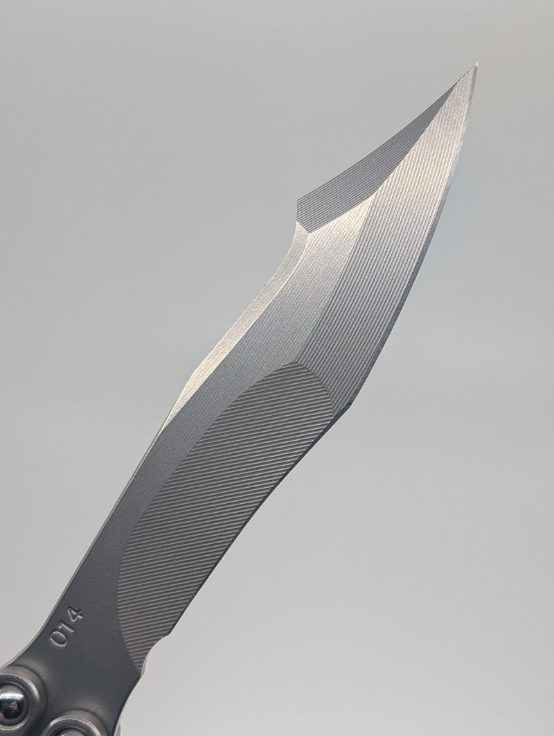 A51 Projects V3 Pluto Titanium Channeled Live Blade Balisong
