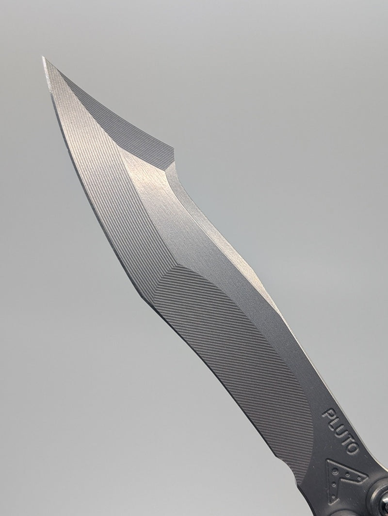 A51 Projects V3 Pluto Titanium Channeled Live Blade Balisong