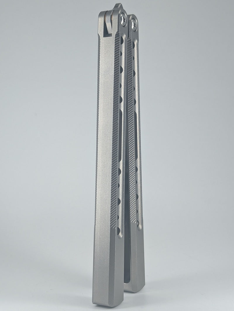 A51 Projects V3 Pluto Titanium Channeled Live Blade Balisong