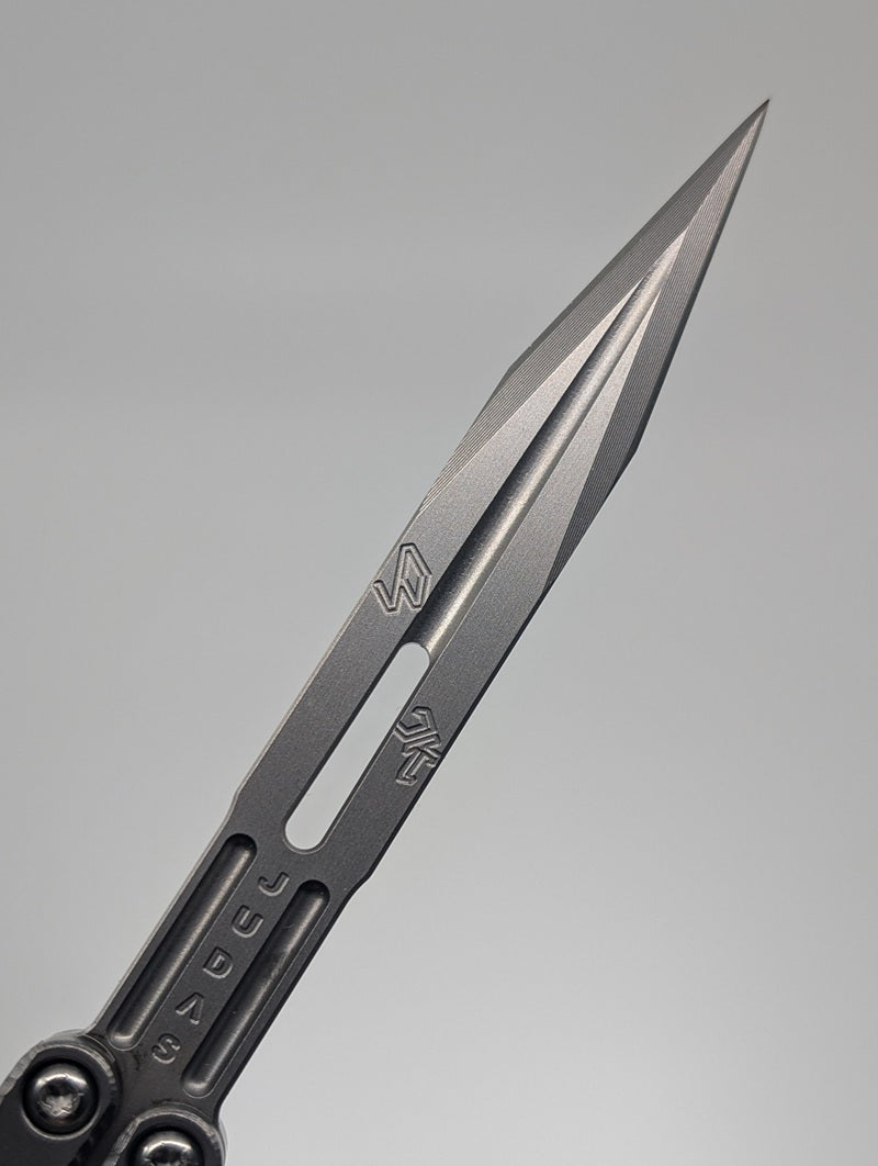 AcidWrx ZZYZX "Judas" Live Blade Balisong #309
