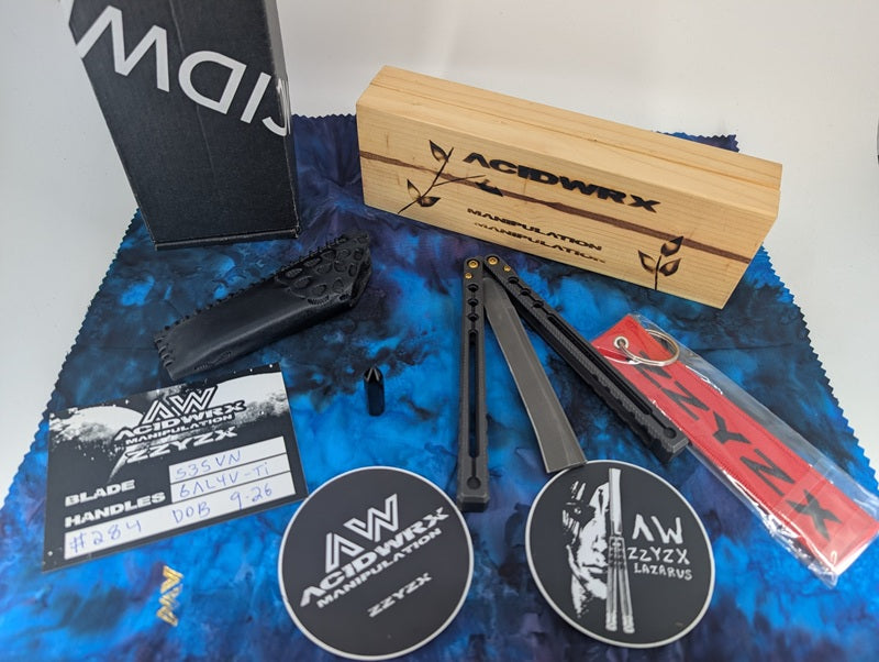 AcidWrx ZZYZX "Lazarus" Live Blade Balisong