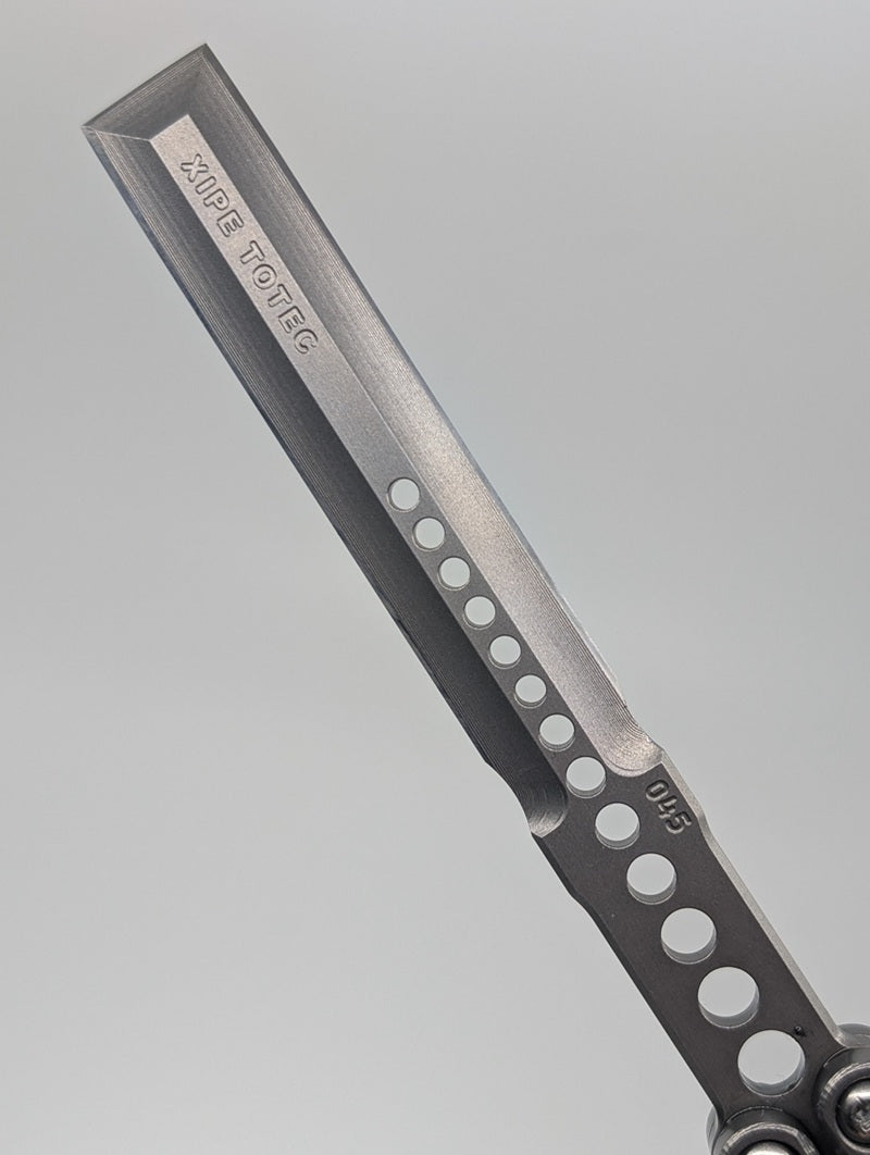 AcidWrx ZZYZX Xipe Totec Titanium Live Blade Balisong