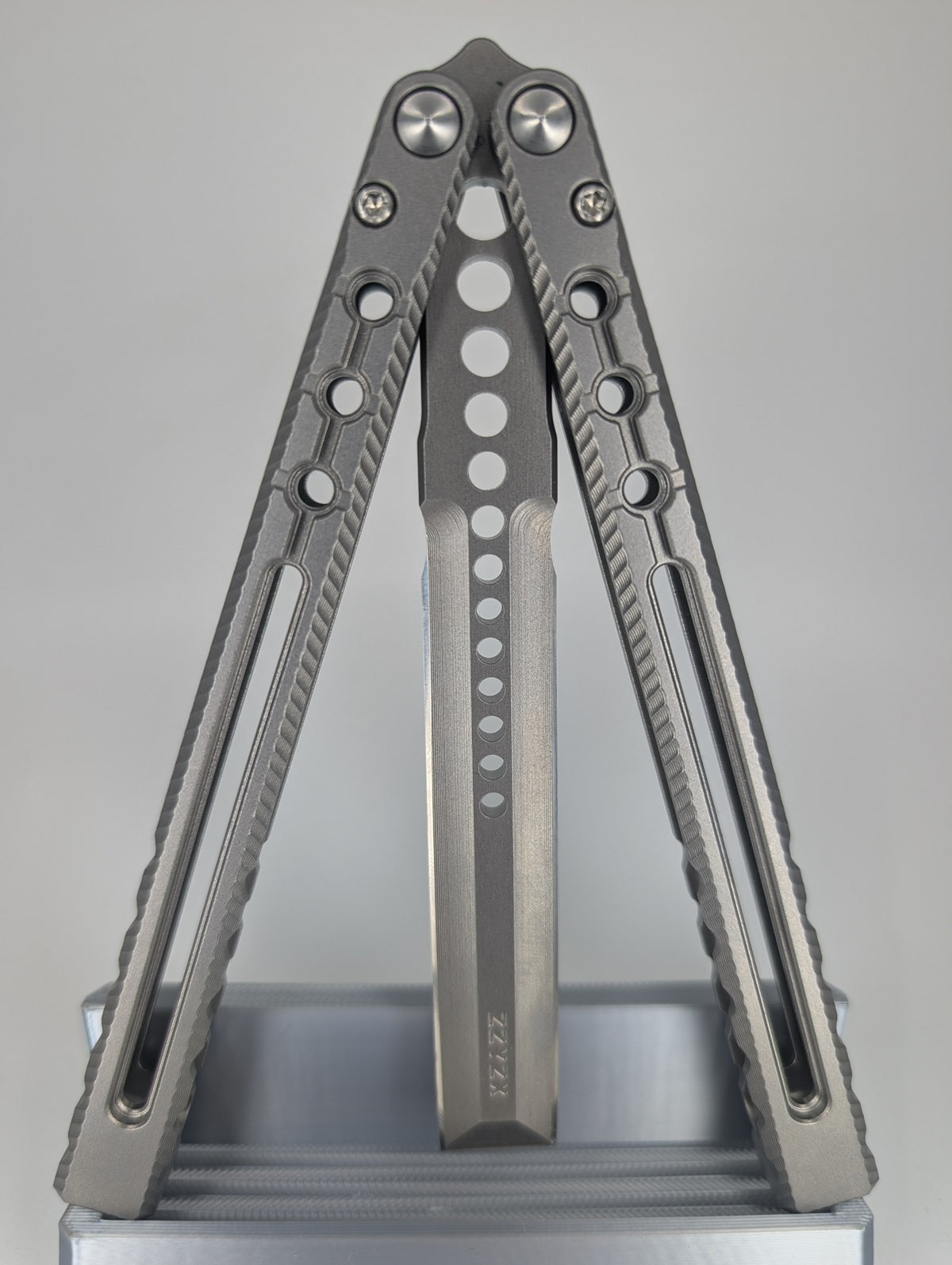 AcidWrx ZZYZX Xipe Totec Titanium Live Blade Balisong