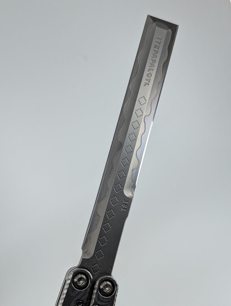 AcidWrx ZZYZX Itzpapalotl Live Blade Balisong
