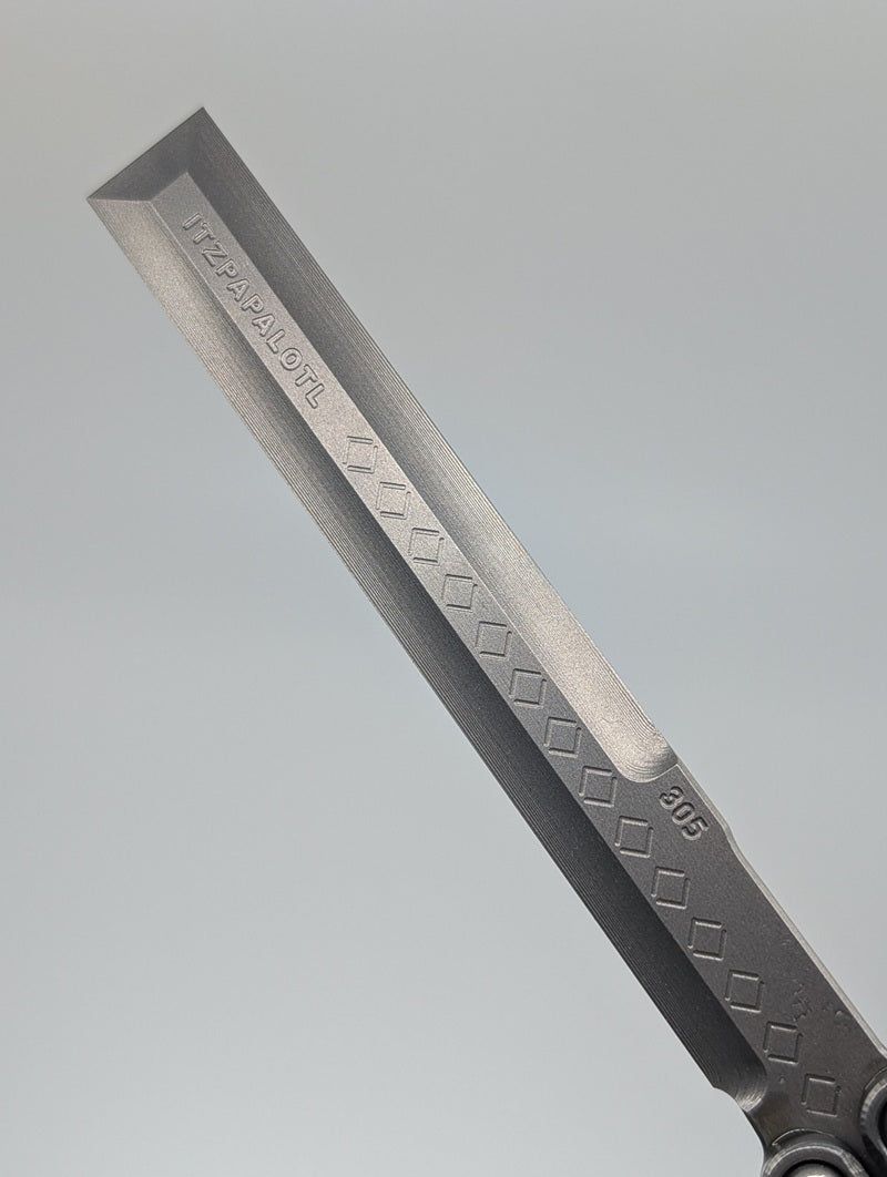 AcidWrx ZZYZX "Itzpapalotl" Live Blade Balisong