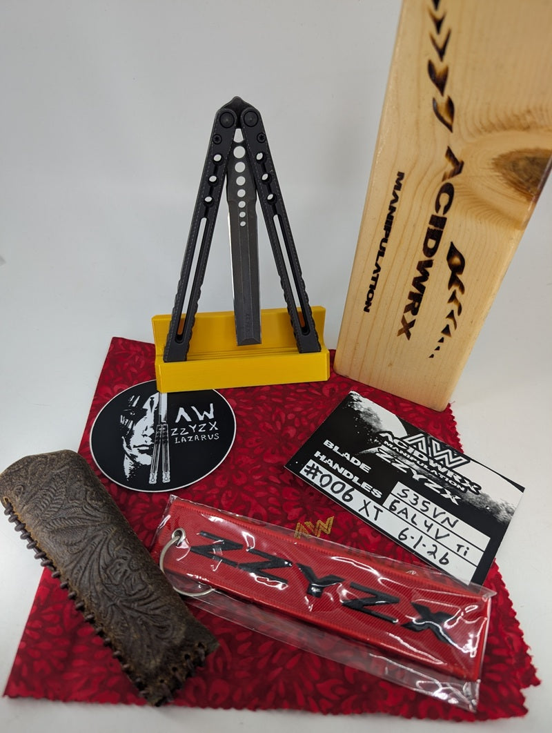 AcidWrx ZZYZX Xipe Totec Live Blade Balisong
