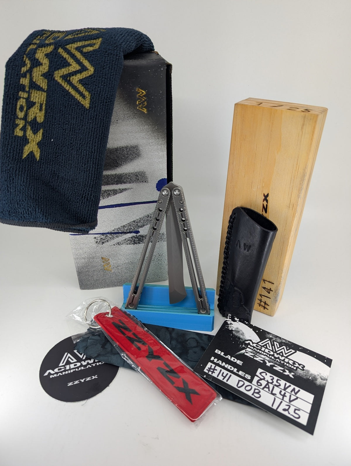 *Consignment* Acidwrx ZZYZX Abyss Live Blade Balisong