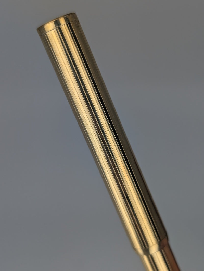 *Consignment* Alfred Dunhill Pinstriped Rolled Gold Rollerball Pen