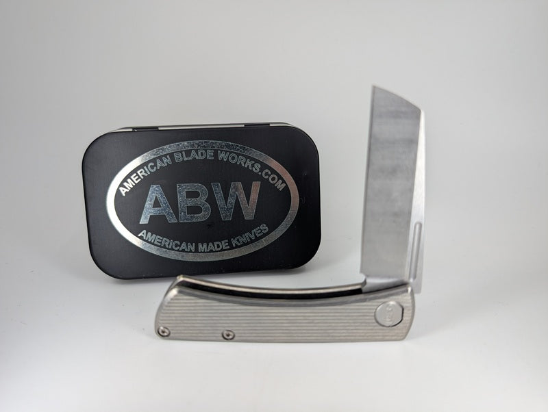 *Consignment* American Blade Works Titanium Slipjoint Pocket Knife