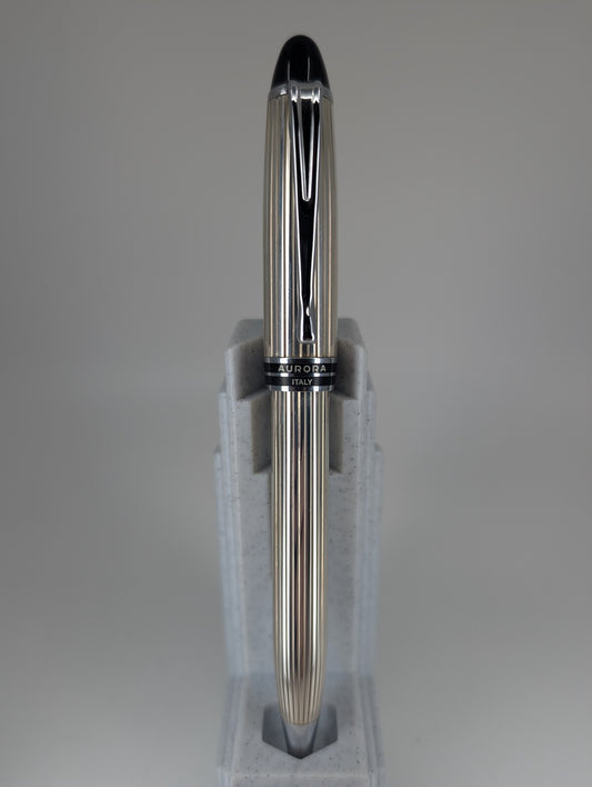 *Consignment* Aurora Ipsilon 925 Silver Ballpoint Pen Clicker