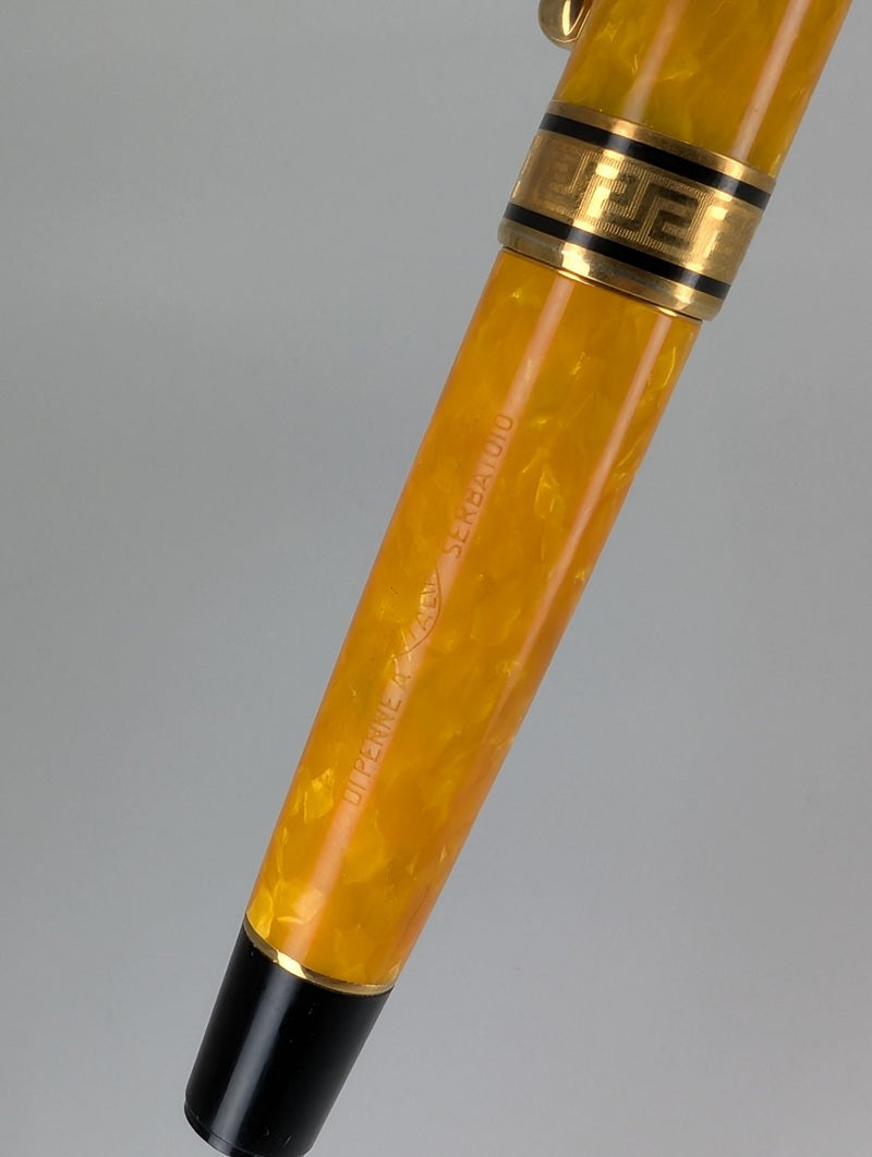 *Consignment* Aurora Optima Sole Limited Edition Fountain Pen 18k Gold Medium Nib