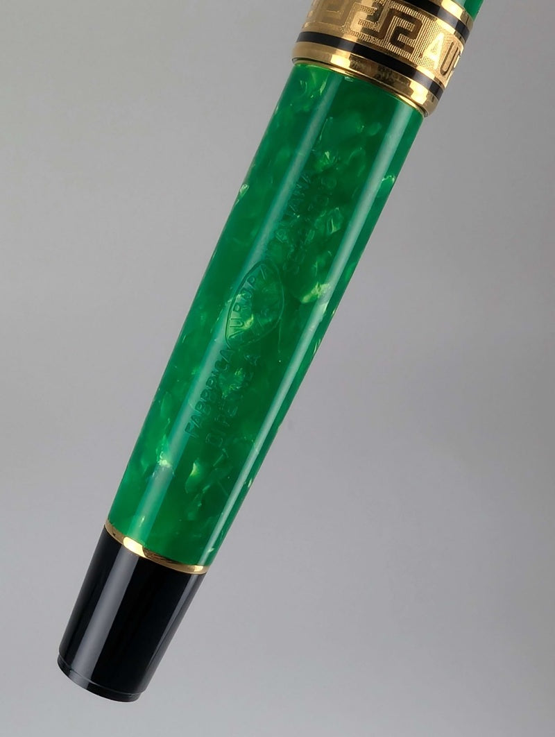 *Consignment* Aurora Primavera Green Pen / Pencil Set / Fountain Pen 18k Medium Nib