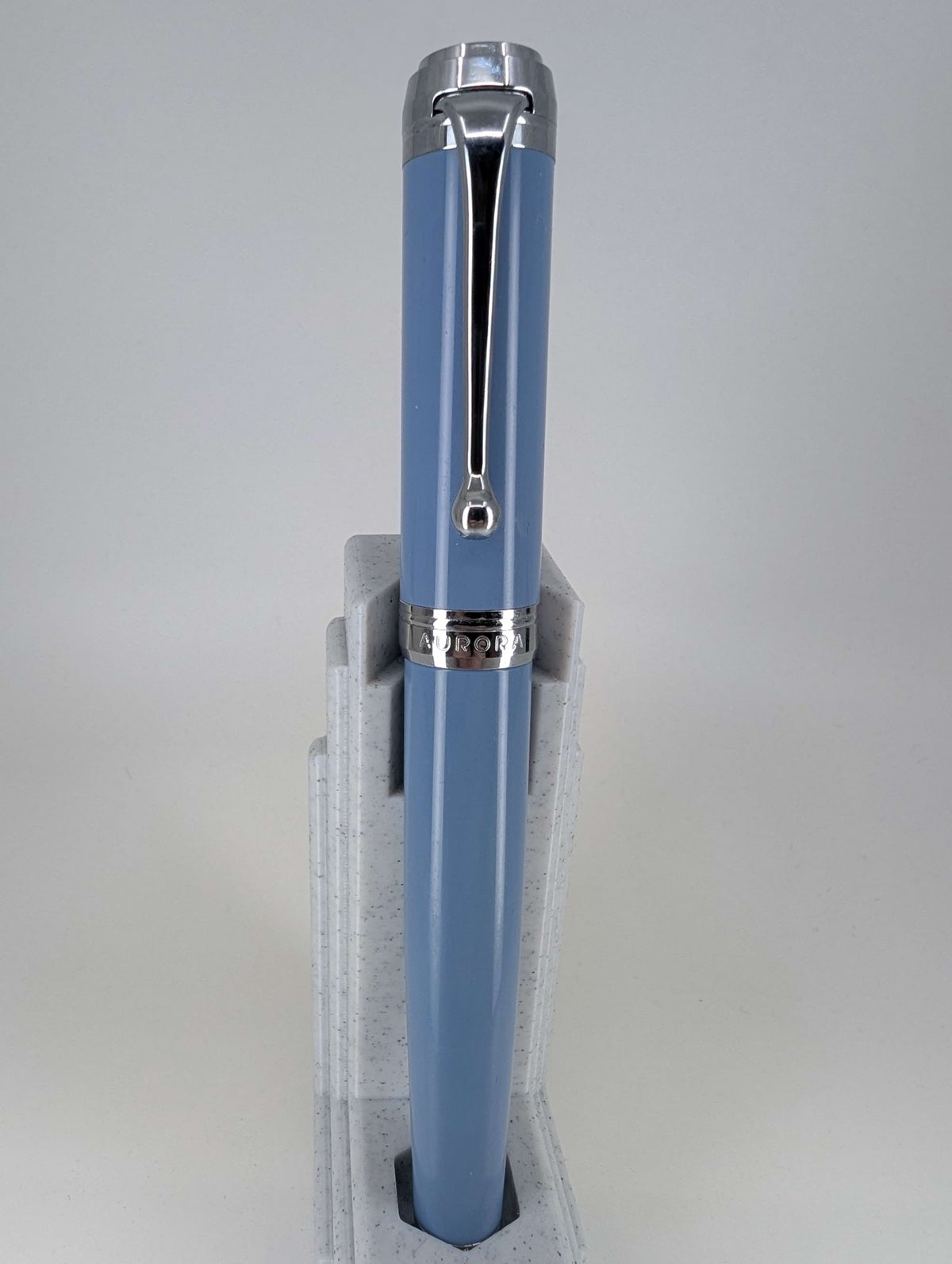 *Consignment* Aurora Talentum Light Blue Fountain Pen 14k Gold Medium Nib