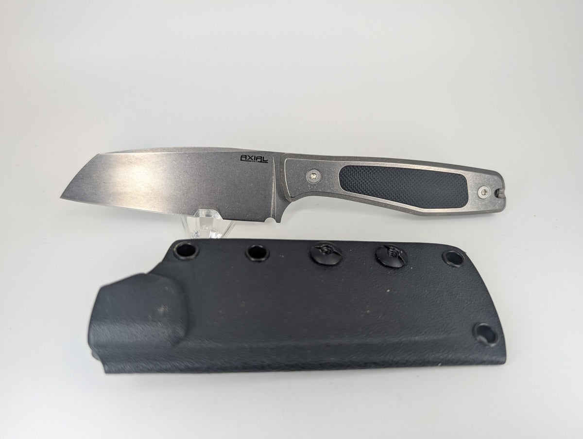 Axial Alpine V2 Titanium w/ G-10 Scale Magnacut Fixed Blade Knife