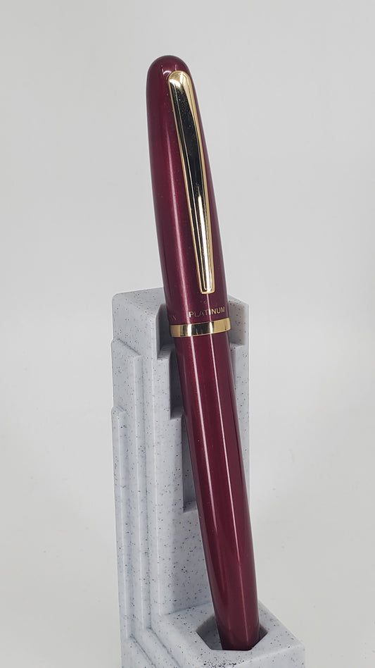Platinum Balance Wine Red Fountain Pen Medium Nib