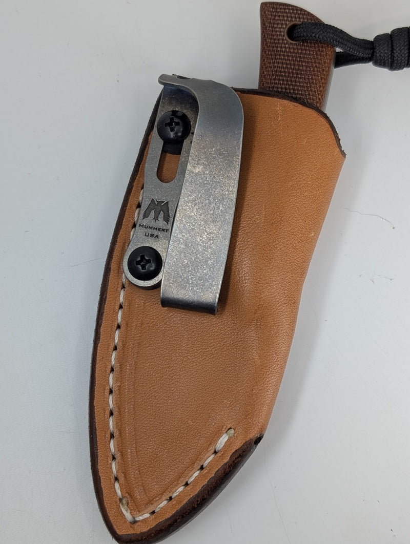 *Consignment* Ben Krein Kiridashi Custom Fixed Blade Nitro-V Chisel Grind