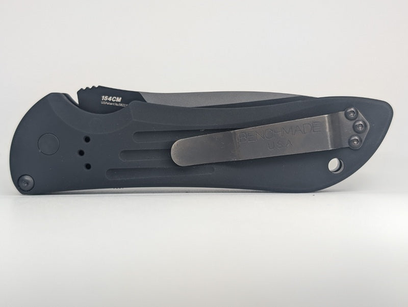 *Consignment* Benchmade Auto Stryker Black Aluminum Folding Knife 9101SBK