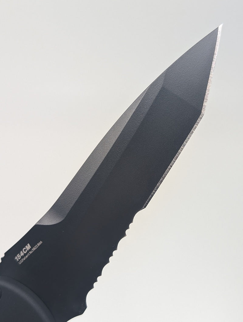 *Consignment* Benchmade Auto Stryker Black Aluminum Folding Knife 9101SBK