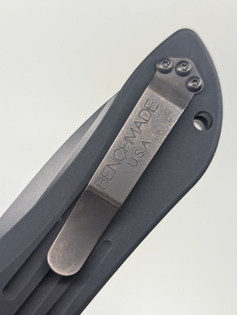 *Consignment* Benchmade Auto Stryker Black Aluminum Folding Knife 9101SBK