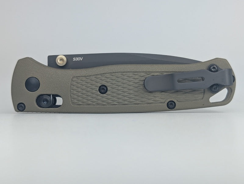 *Consignment* Benchmade Bugout Green Grivory Axis Lock Folding Knife