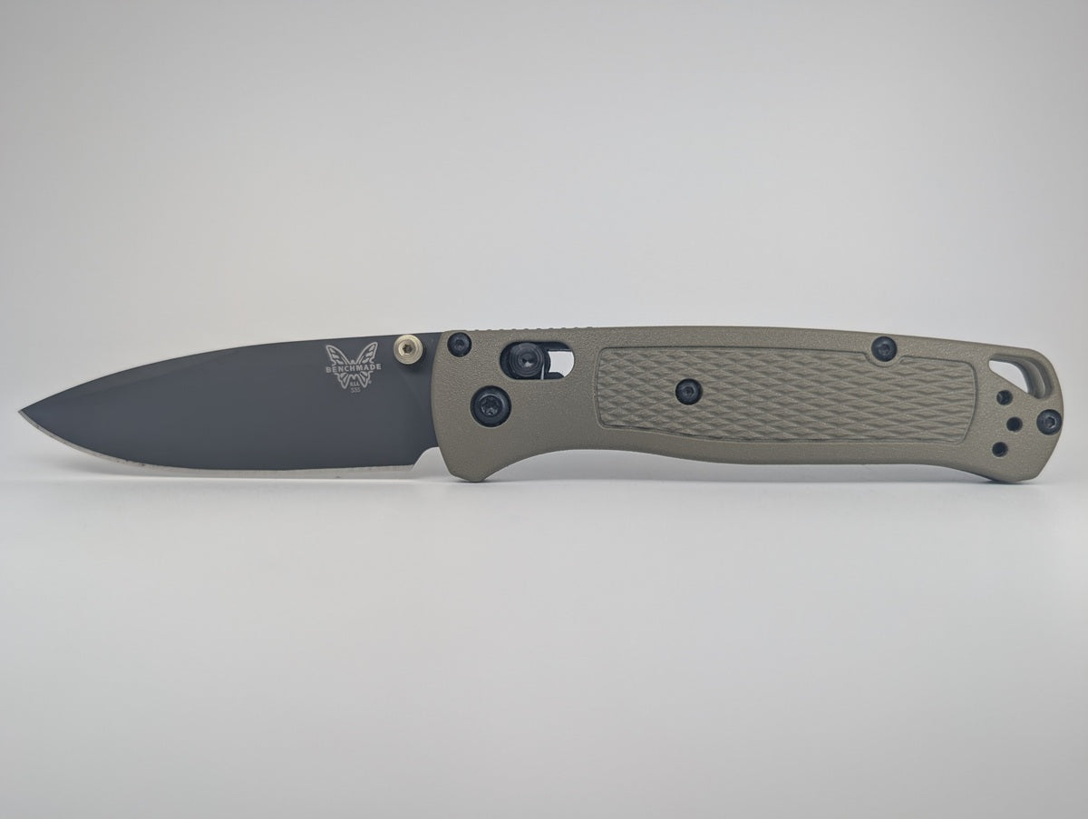*Consignment* Benchmade Bugout Green Grivory Axis Lock Folding Knife