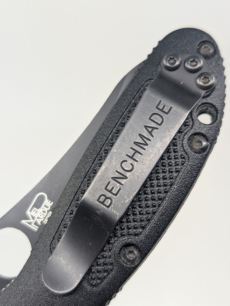 *Consignment* Benchmade 555 Mini Griptilian 154CM Partial Serrated Axis Lock Folding Knife