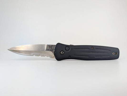 *Consignment* Benchmade / Mel Pardue Black Auto Folding Knife