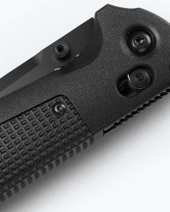 Benchmade Redoubt Black Grivory AXIS Lock Folding Knife
