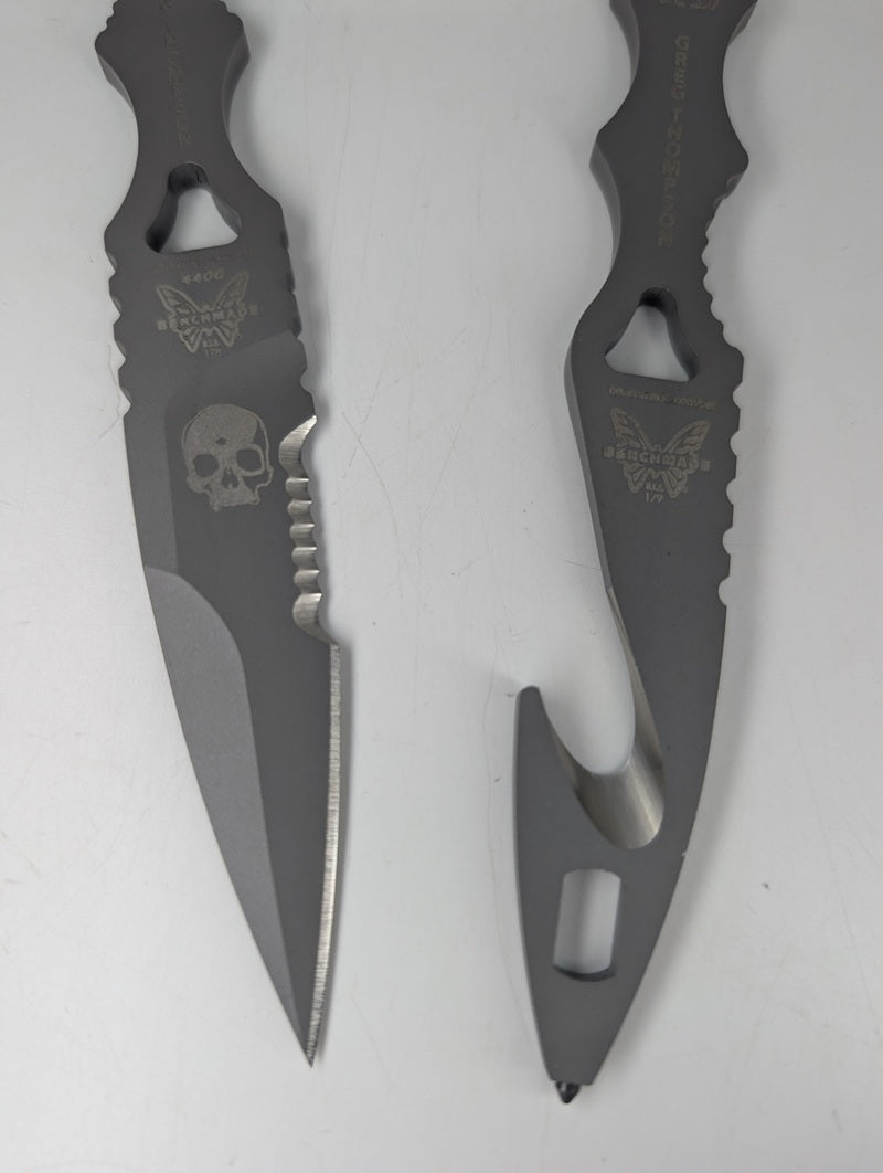 *Consignment* Benchmade Greg Thomspon SOCP Gray Dagger and Rescue Tool Set