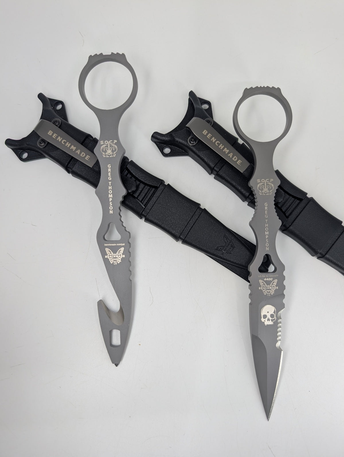 *Consignment* Benchmade Greg Thomspon SOCP Gray Dagger and Rescue Tool Set