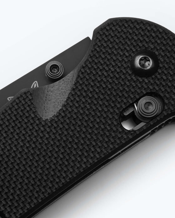 Benchmade Triage Black G-10 Blunt-Tip Axis Lock Folding Knife