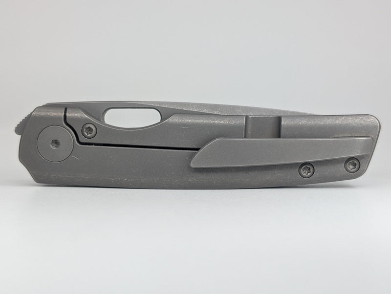*Consignment* BergBlades Mini Sweeny Dark Stonewash Frame Lock Folding Knife