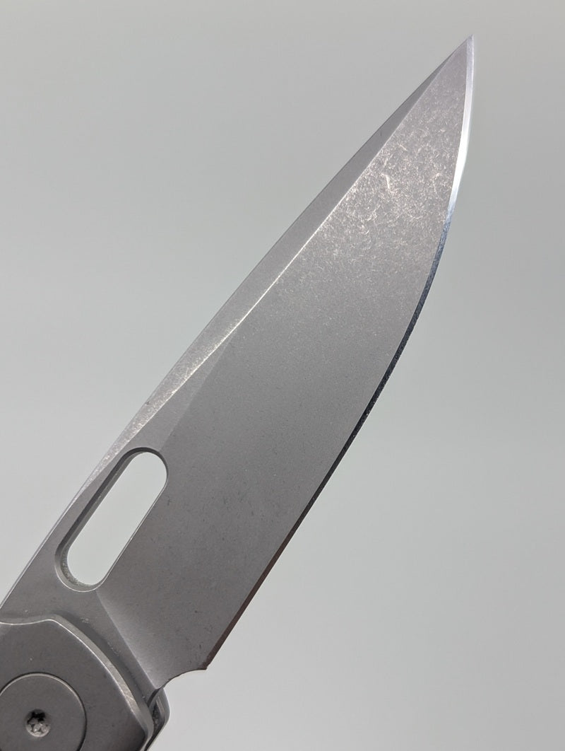 *Consignment* BergBlades Mini Sweeny Dark Stonewash Frame Lock Folding Knife
