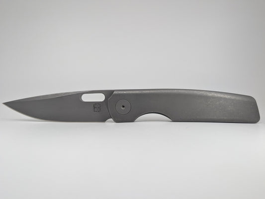 *Consignment* BergBlades Mini Sweeny Dark Stonewash Frame Lock Folding Knife