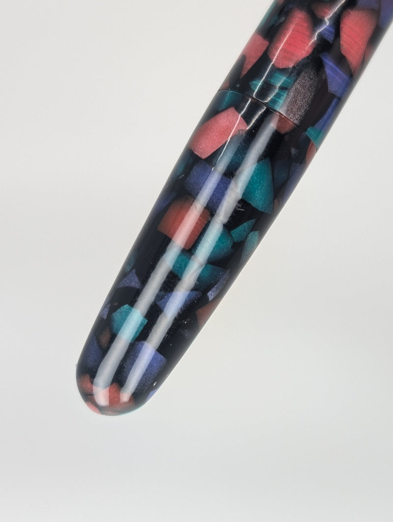 *Consignment* Bexley Jitterbug Mosaic Pocket Fountain Pen Medium Nib