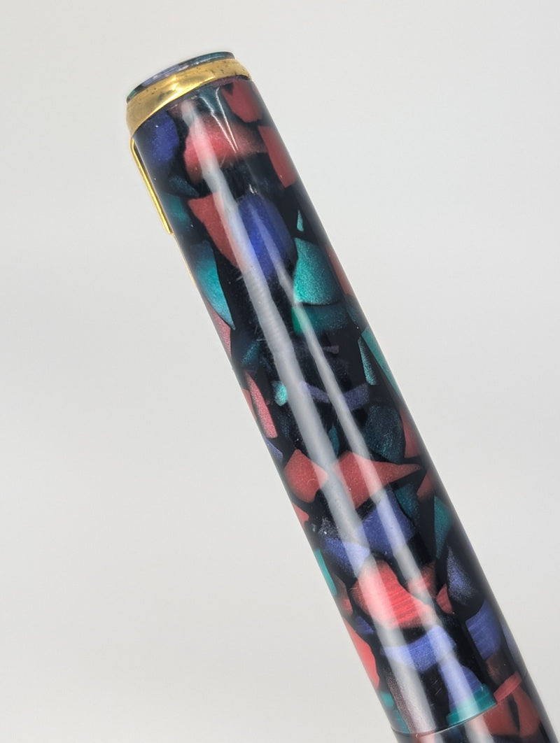*Consignment* Bexley Jitterbug Mosaic Pocket Fountain Pen Medium Nib