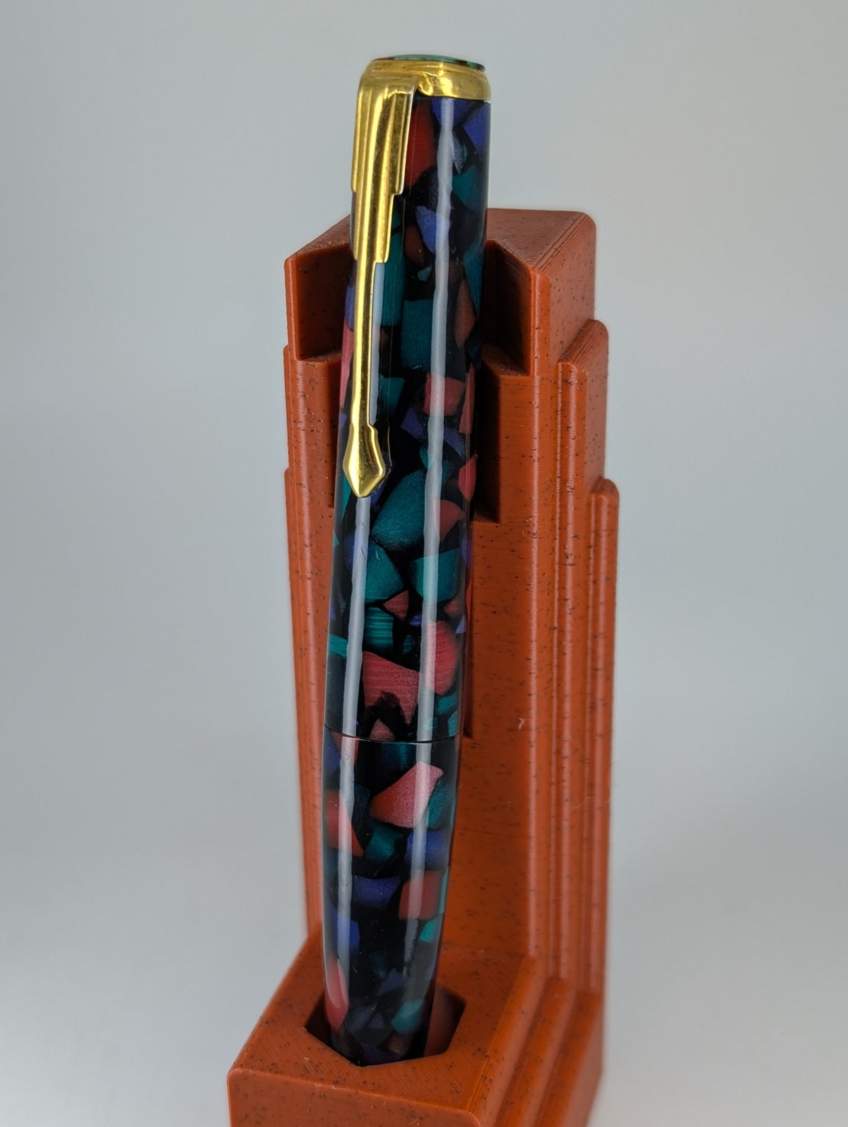 *Consignment* Bexley Jitterbug Mosaic Pocket Fountain Pen Medium Nib