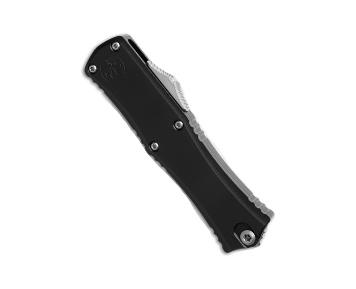 Microtech Hera II Mini Black Recurve Stonewash Out the Front Knife