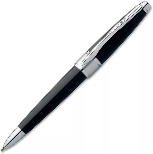 AT Cross Apogee Black Chrome Rollerball Pen
