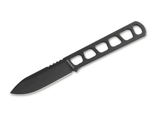 Boker Solingen BFF Packlite All Black Fixed Blade Knife