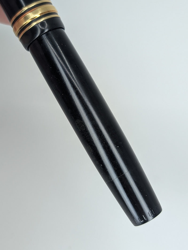 *Consignment* Brad Torelli Custom Montblanc 139 Black / Gold Fountain Pen 18k Gold Super Flex Medium Nib