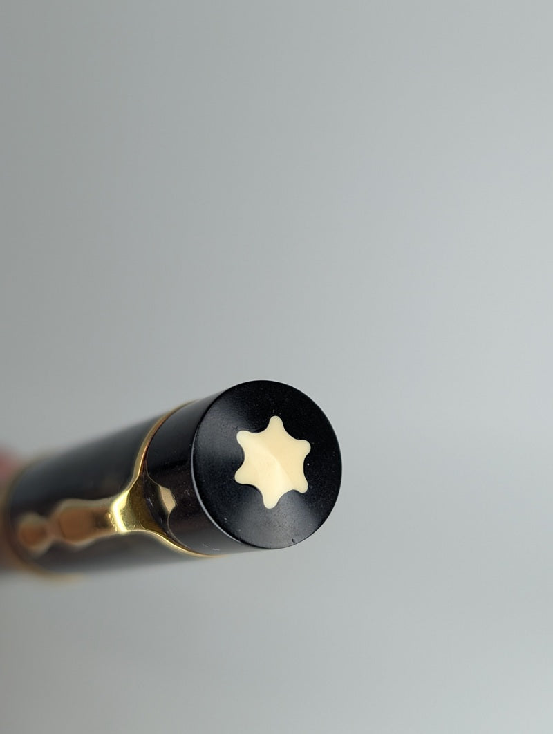 *Consignment* Brad Torelli Custom Montblanc 139 Black / Gold Fountain Pen 18k Gold Super Flex Medium Nib
