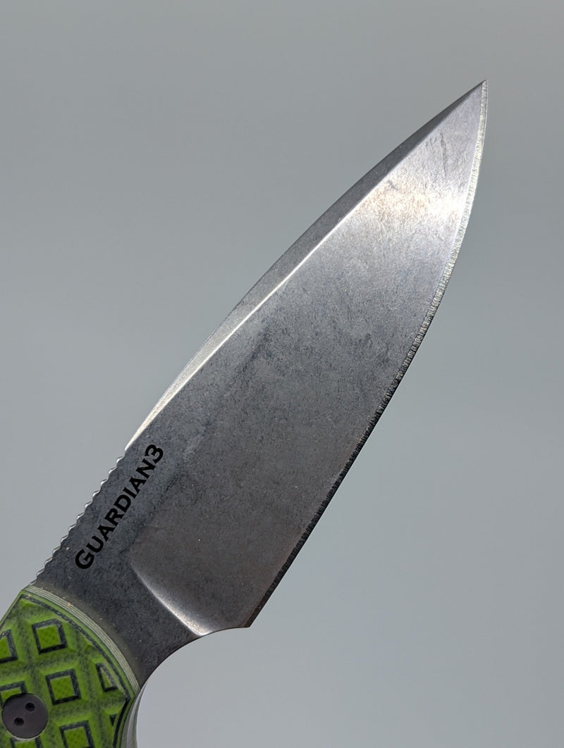 *Consignment* Bradford Guardian 3 Toxic N690 Fixed Blade Knife