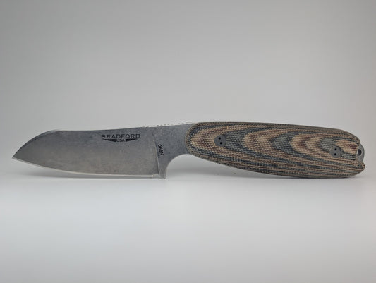 *Consignment* Bradford Knives Guardian 3.5 3D Camo Sheepsfoot Stonewash Fixed Blade Knife