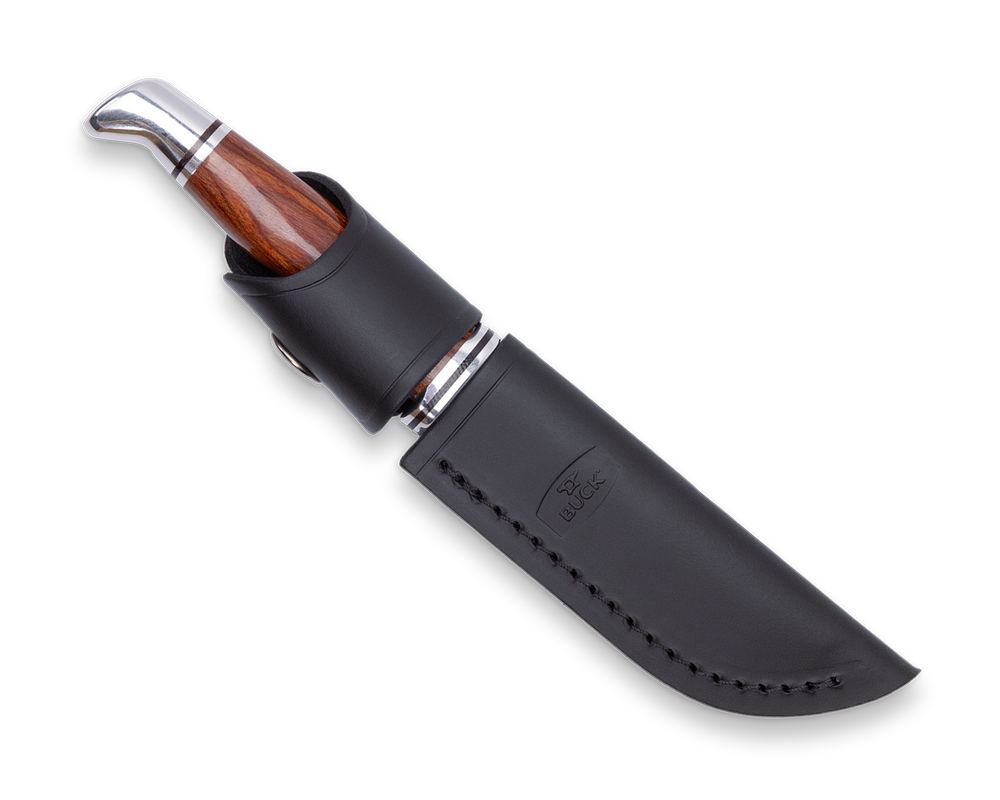 Buck Knives 102 Woodsman Fixed Blade Knife w/ Sheath
