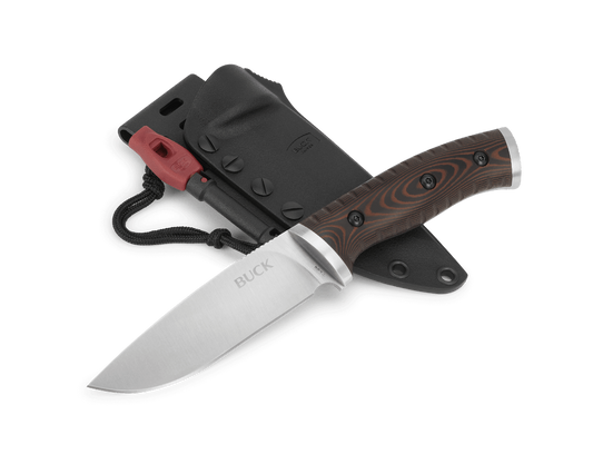 Buck Knives 863 Selkirk Fixed Blade Knife with Firestarter / Whistle Tool