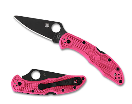 Spyderco Delica 4 Lightweight Flat Ground Backlock Folding Knife