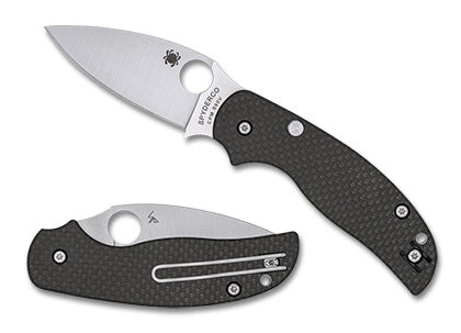 Sage 6 BUTTON-RELEASE COMPRESSION LOCK CARBON FIBER CPM S90V Folding Knife