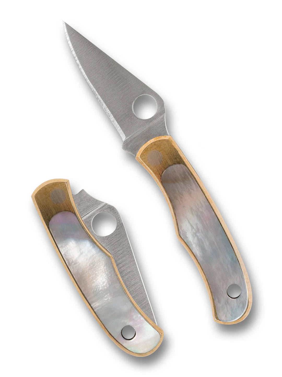 Spyderco Bug® Nickel/Silver Abalone